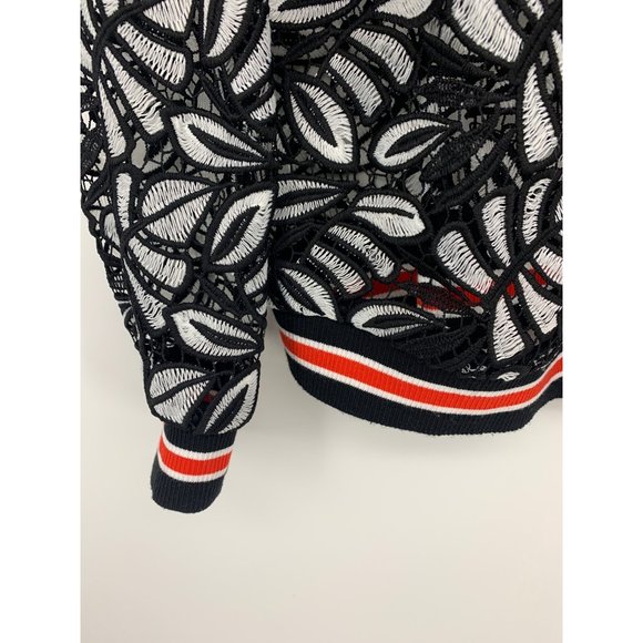 Dolce Cabo Black and White Cardigan Size L - Picture 6 of 12